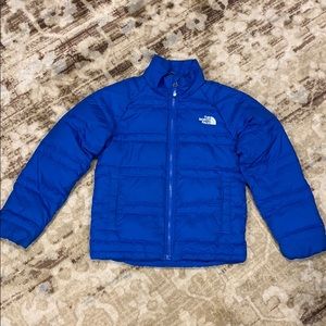 The North Face 550 Blue Down Jacket size small 7/8
